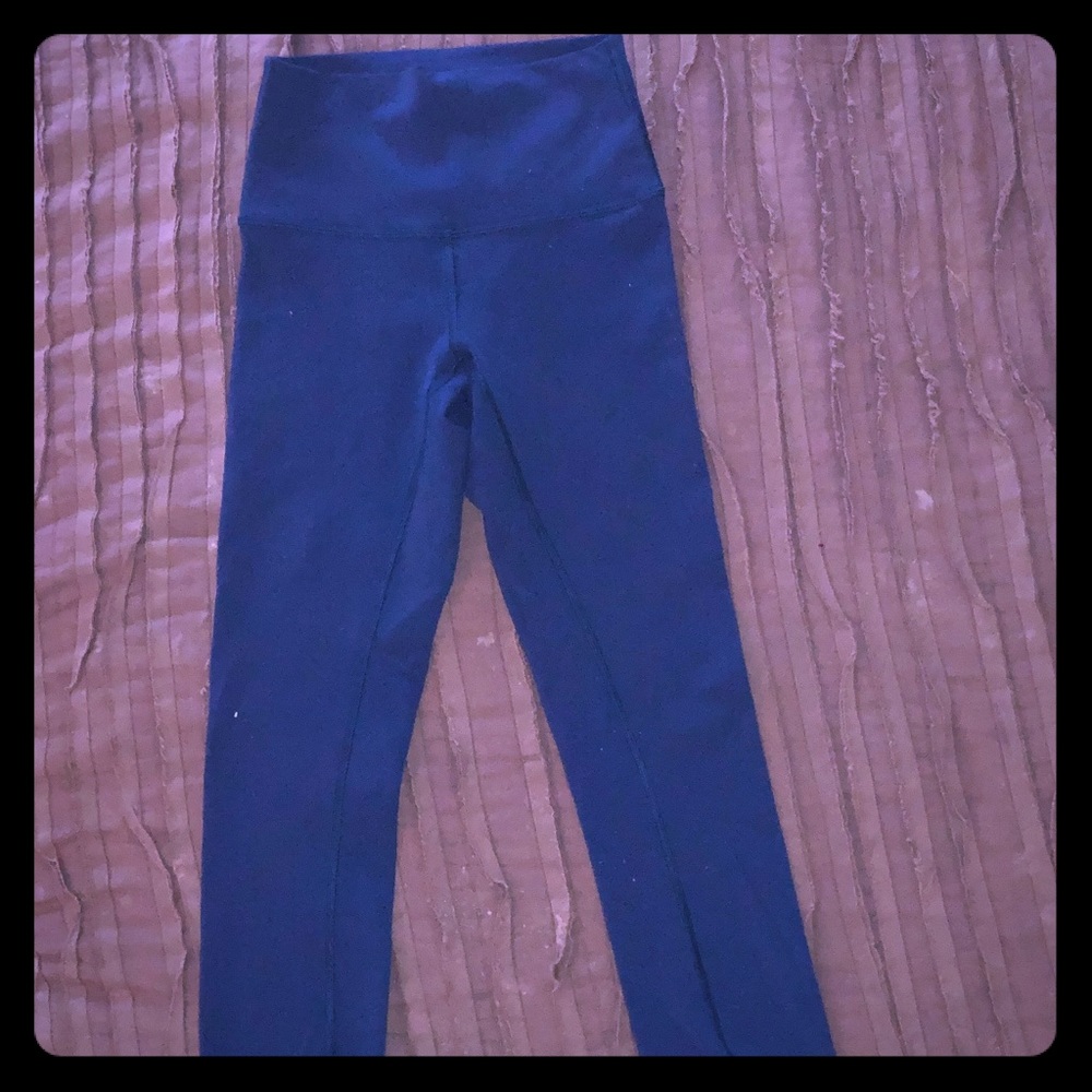 Lululemon Dark Teal Wunder Under Leggings